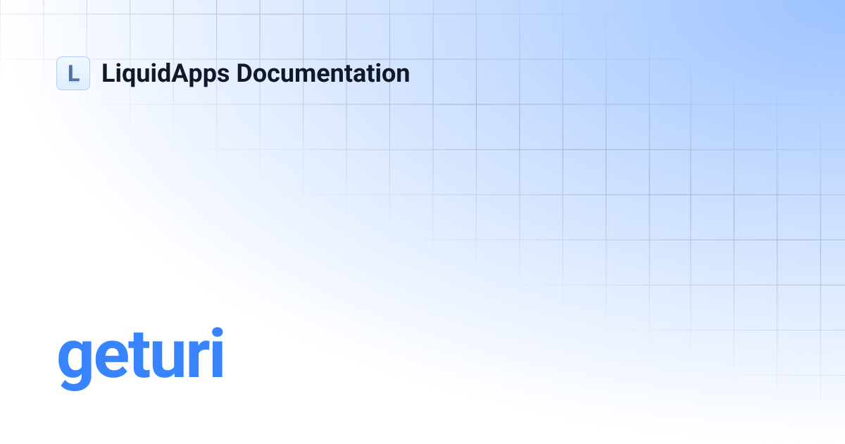 geturi | LiquidApps Documentation