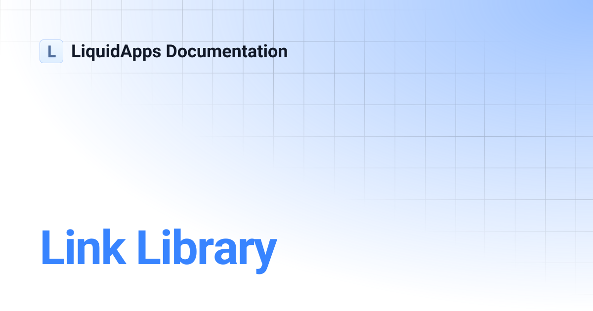 Link Library | LiquidApps Documentation