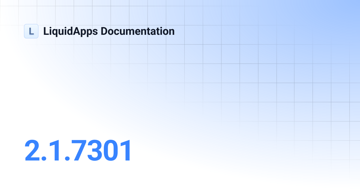 2.1.7301 | LiquidApps Documentation