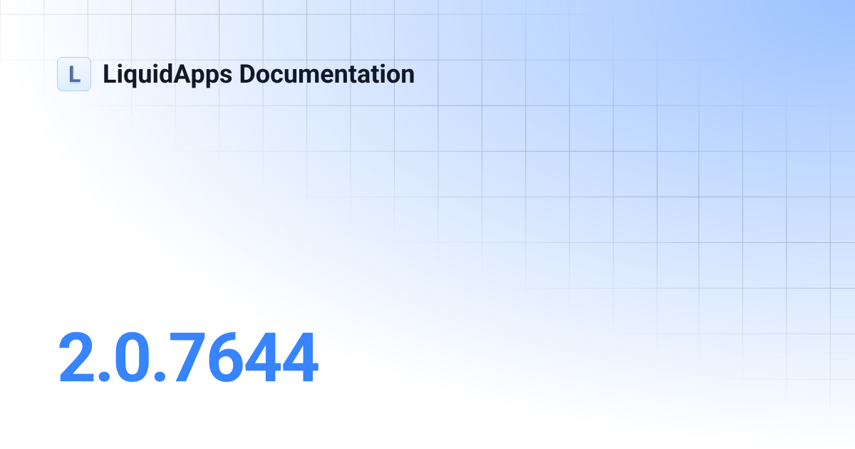 2.0.7644 | LiquidApps Documentation